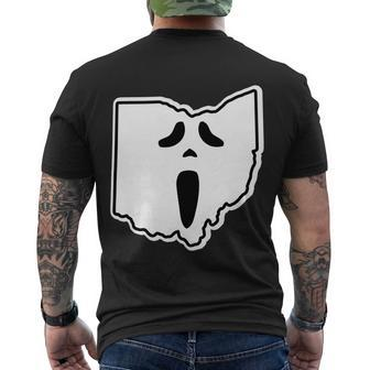 Scream Ohio Halloween Men's T-shirt Back Print - Thegiftio UK