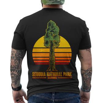Sequoia National Park California Men's Crewneck Short Sleeve Back Print T-shirt - Monsterry CA