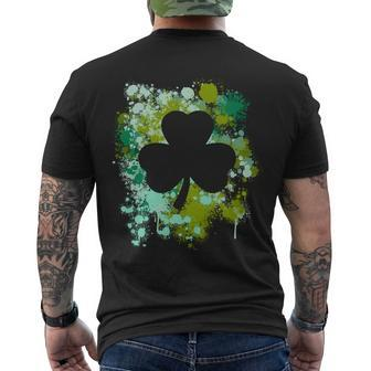 Shamrock | St Patricks Day Tshirt Men's Crewneck Short Sleeve Back Print T-shirt - Monsterry