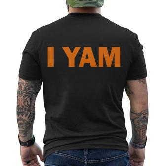 Shes My Sweet Potato I Yam Matching Couples Men's Crewneck Short Sleeve Back Print T-shirt - Monsterry
