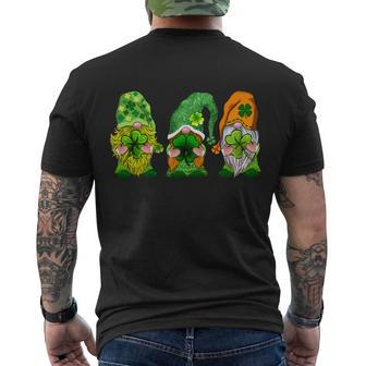St Patricks Day St Patricks Day Gnome Irish Gnome Men's Crewneck Short Sleeve Back Print T-shirt - Monsterry AU