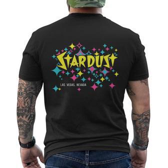 Stardust Hotel Casino Vintage Sign Retro Las Vegas Men's Crewneck Short Sleeve Back Print T-shirt - Monsterry CA