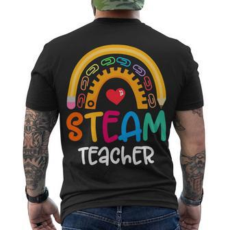 Steam Teacher Squad Team Crew Back To School Stem Special V2 Men's T-shirt Back Print - Seseable