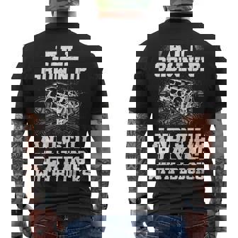 Still Play With Blocks V2 Men's Crewneck Short Sleeve Back Print T-shirt | Seseable CA
