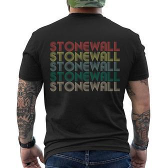 Stonewall 1969 Vintage Retro Lgbt Gay Pride Men's Crewneck Short Sleeve Back Print T-shirt - Monsterry CA