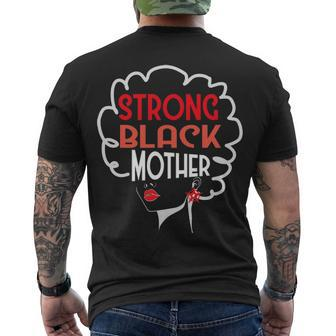 Strong Black Mother Men's T-shirt Back Print - Thegiftio UK