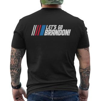 Stupid Democrats Lets Go Brandon Lets Go Brandon Vintage Tshirt Men's Crewneck Short Sleeve Back Print T-shirt - Monsterry