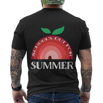 Summer Break 2022 Retro Summer Break Schools Out For Summer Funny Gift Men's Crewneck Short Sleeve Back Print T-shirt - Monsterry CA