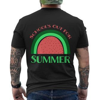 Summer Break 2022 Retro Summer Break Schools Out For Summer Gift Men's Crewneck Short Sleeve Back Print T-shirt - Monsterry CA
