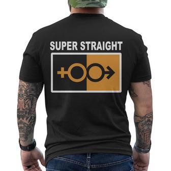 Super Straight Pride Bar Style Men's Crewneck Short Sleeve Back Print T-shirt - Monsterry DE