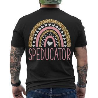 Superteacher Superhero Teacher V2 Men's T-shirt Back Print - Seseable