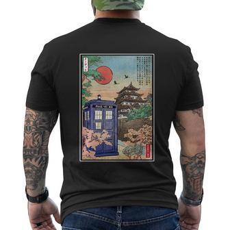Tardis In Japan Men's Crewneck Short Sleeve Back Print T-shirt - Monsterry UK