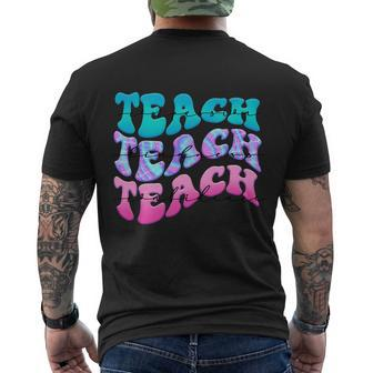 Teach Compassion Teach Kindness Teach Confidence Graphic Shirt Men's Crewneck Short Sleeve Back Print T-shirt - Monsterry UK