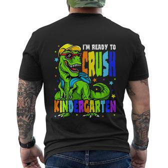 Teacher Crush Preschool Dinosaur Monster Truck Funny Men's Crewneck Short Sleeve Back Print T-shirt - Monsterry AU