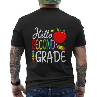 Team 2Nd Grade Funny Hello Second Grade Men's Crewneck Short Sleeve Back Print T-shirt - Monsterry DE