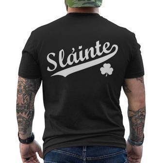 Team Slainte Irish Clover St Patricks Day Men's Crewneck Short Sleeve Back Print T-shirt - Monsterry DE