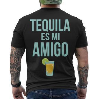 Tequila Es Mi Amigo Cinco De Mayo Tshirt Men's Crewneck Short Sleeve Back Print T-shirt - Monsterry