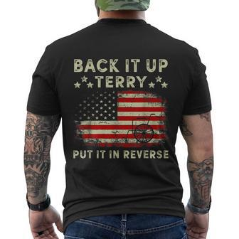 Back Up Terry Put It In Reverse 4Th Of July V3 Men's T-shirt Back Print - Thegiftio UK