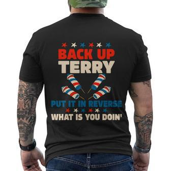 Back Up Terry Put It In Reverse July 4Th Of July Fireworks Men's T-shirt Back Print - Thegiftio UK
