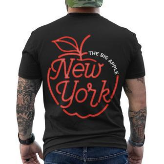 The Big Apple New York Men's Crewneck Short Sleeve Back Print T-shirt - Monsterry AU