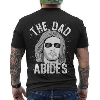 The Dad Abides Coll Shades Tshirt Men's Crewneck Short Sleeve Back Print T-shirt - Monsterry UK