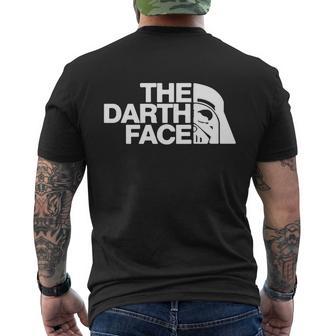 The Darth Face Men's Crewneck Short Sleeve Back Print T-shirt - Monsterry DE