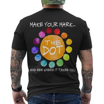 The Dot - Make Your Mark Men's Crewneck Short Sleeve Back Print T-shirt - Monsterry