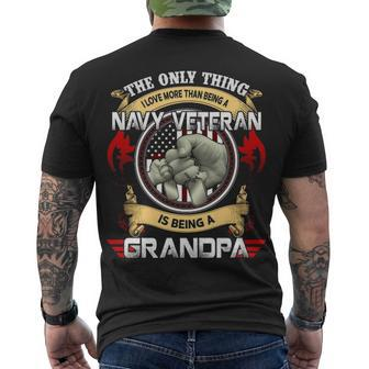 The Only Thing I Love More Than Being A Navy Veteran Men's Crewneck Short Sleeve Back Print T-shirt - Monsterry