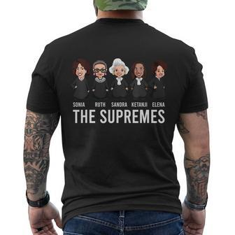 The Supremes Ketanji Brown Jackson Rbg Sotomayor Cute Tshirt Men's Crewneck Short Sleeve Back Print T-shirt - Monsterry
