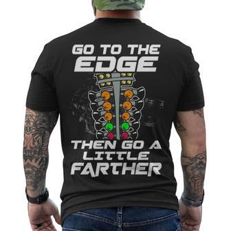 To The Edge Men's Crewneck Short Sleeve Back Print T-shirt - Seseable