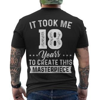 It Took Me 18 Years Masterpiece 18Th Birthday 18 Years Old Men's T-shirt Back Print - Seseable