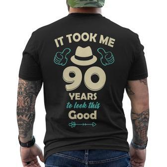 Womens It Took Me 90 Years To Look This Good - 90Th Birthday Men's T-shirt Back Print - Seseable