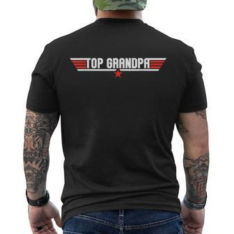 Top Grandpa Cool 80S 80S Grandfather Fathers Day Men's T-shirt Back Print - Thegiftio UK