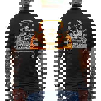 Trick Or Treat Gnomes Truck Pumpkin Halloween Men's T-shirt Back Print | Seseable UK