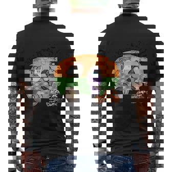 Trick Or Treat Sublimation Halloween Day Men's T-shirt Back Print - Thegiftio UK