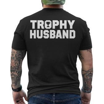 Trophy Husband V2 Men's Crewneck Short Sleeve Back Print T-shirt - Seseable