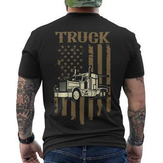 Trucker Trucker Accessories For Truck Driver Motor Lover Trucker _ V10 Men's T-shirt Back Print - Seseable