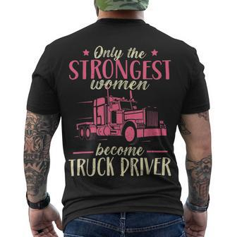 Trucker Trucker Accessories For Truck Driver Motor Lover Trucker_ V21 Men's T-shirt Back Print - Seseable
