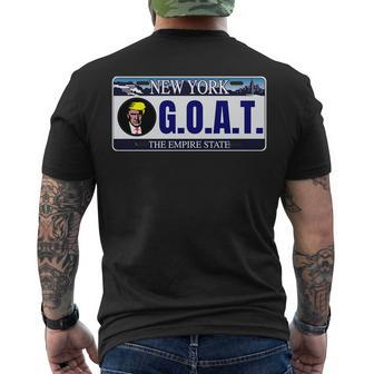 Trump Goat Ny Men's Crewneck Short Sleeve Back Print T-shirt - Monsterry DE