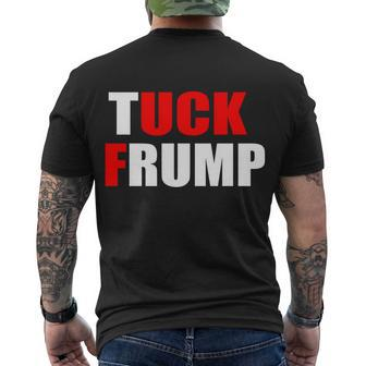 Tuck Frump Anti Trump Tshirt Men's Crewneck Short Sleeve Back Print T-shirt - Monsterry