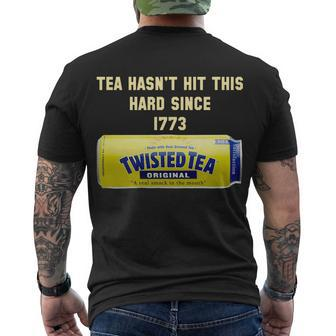 Twisted Tea Hasnt Hit This Hard Since Men's Crewneck Short Sleeve Back Print T-shirt - Monsterry UK