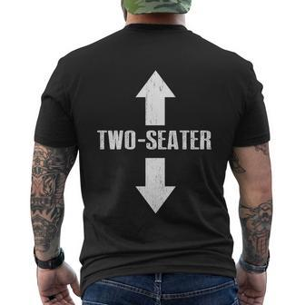 Two Seater Two Seater Men's Crewneck Short Sleeve Back Print T-shirt - Monsterry DE
