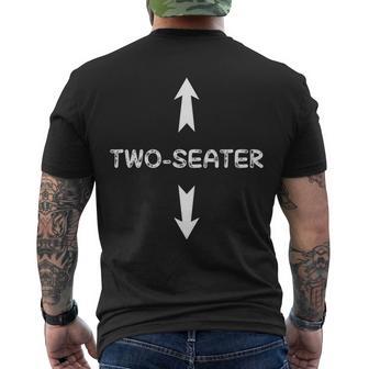 Two Seater V2 Men's Crewneck Short Sleeve Back Print T-shirt - Monsterry