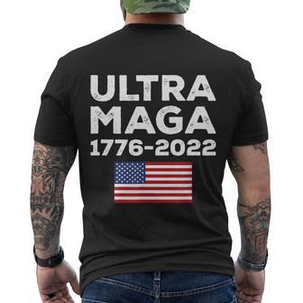 Ultra Maga 1776 2022 Tshirt V2 Men's Crewneck Short Sleeve Back Print T-shirt - Monsterry