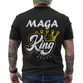 Ultra Maga King Crown Usa Trump 2024 Anti Biden Tshirt Men's Crewneck Short Sleeve Back Print T-shirt - Monsterry DE