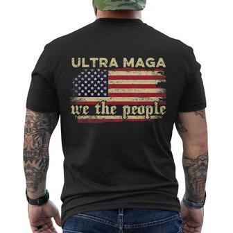 Ultra Maga We The People V2 Men's Crewneck Short Sleeve Back Print T-shirt - Monsterry AU