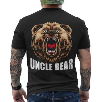Uncle Bear Men's Crewneck Short Sleeve Back Print T-shirt - Monsterry