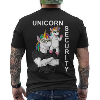 Unicorn Security V3 Men's Crewneck Short Sleeve Back Print T-shirt - Monsterry UK