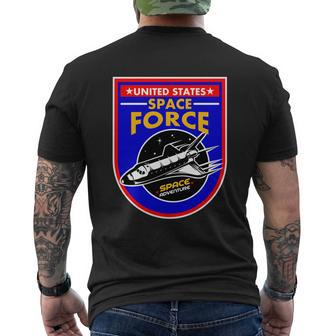 United States Space Force Adventure Ussf Men's Crewneck Short Sleeve Back Print T-shirt - Monsterry DE