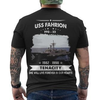 Uss Fahrion Ffg Men's Crewneck Short Sleeve Back Print T-shirt - Monsterry UK